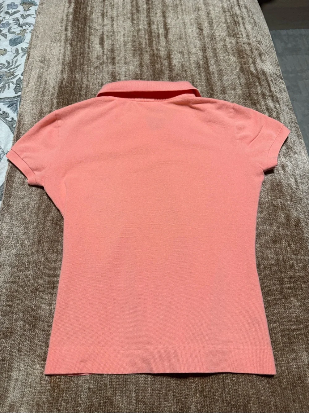 Lacoste Women’s Coral Pink Short-Sleeve Polo